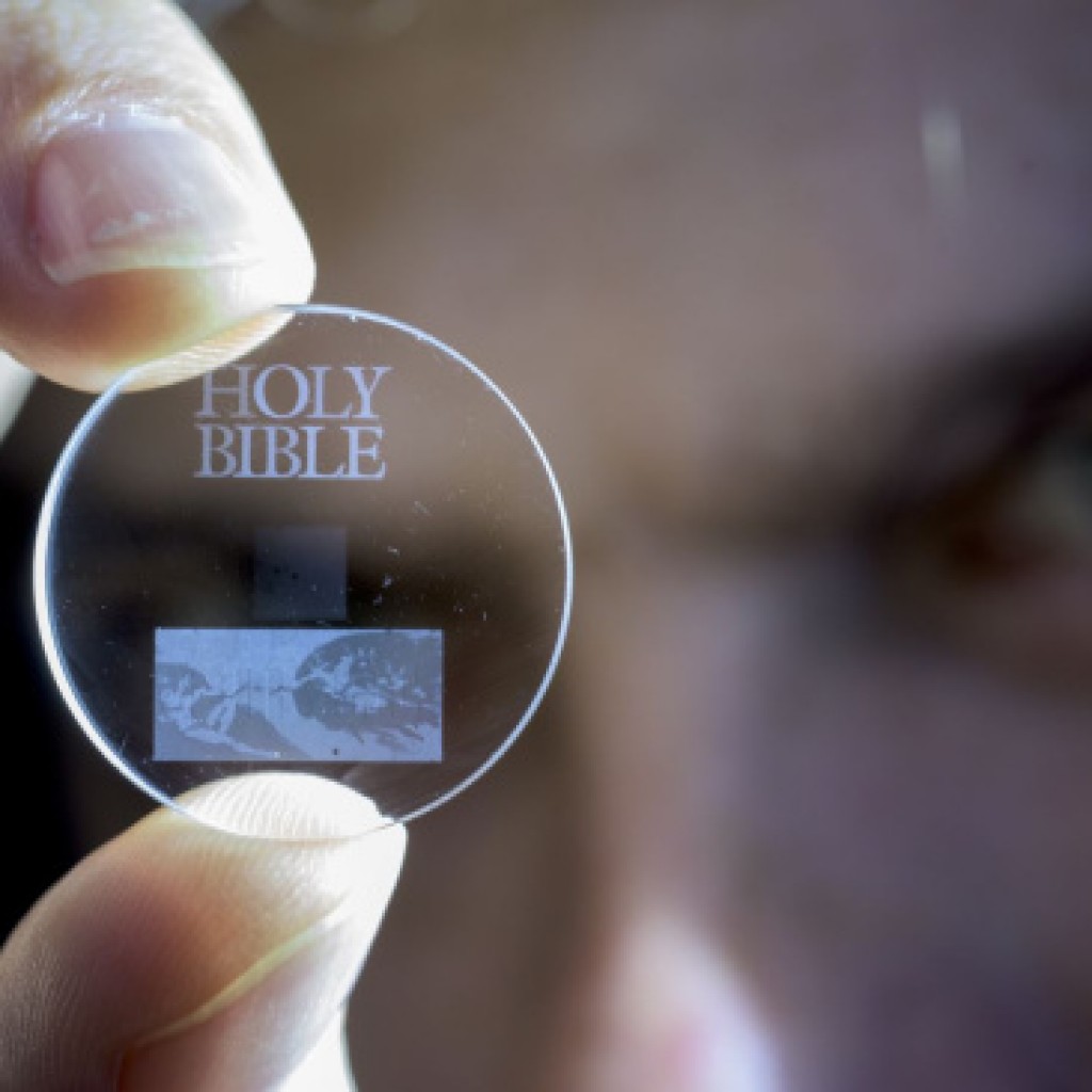 disco de crital que guarda información