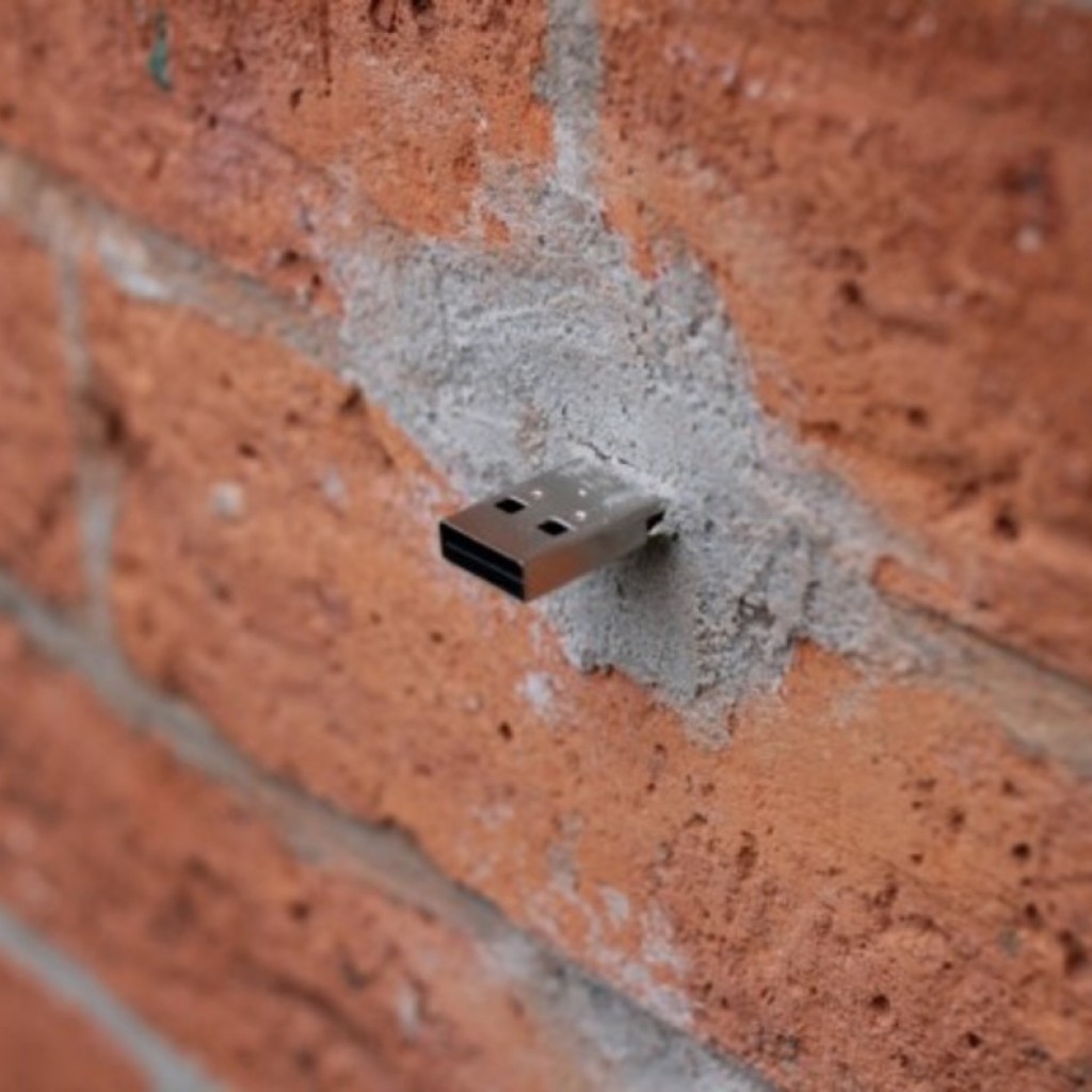 Dead Drops, USB en pared